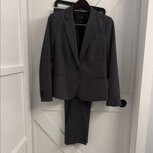 Banana Republic Black and White Patterned Blazer